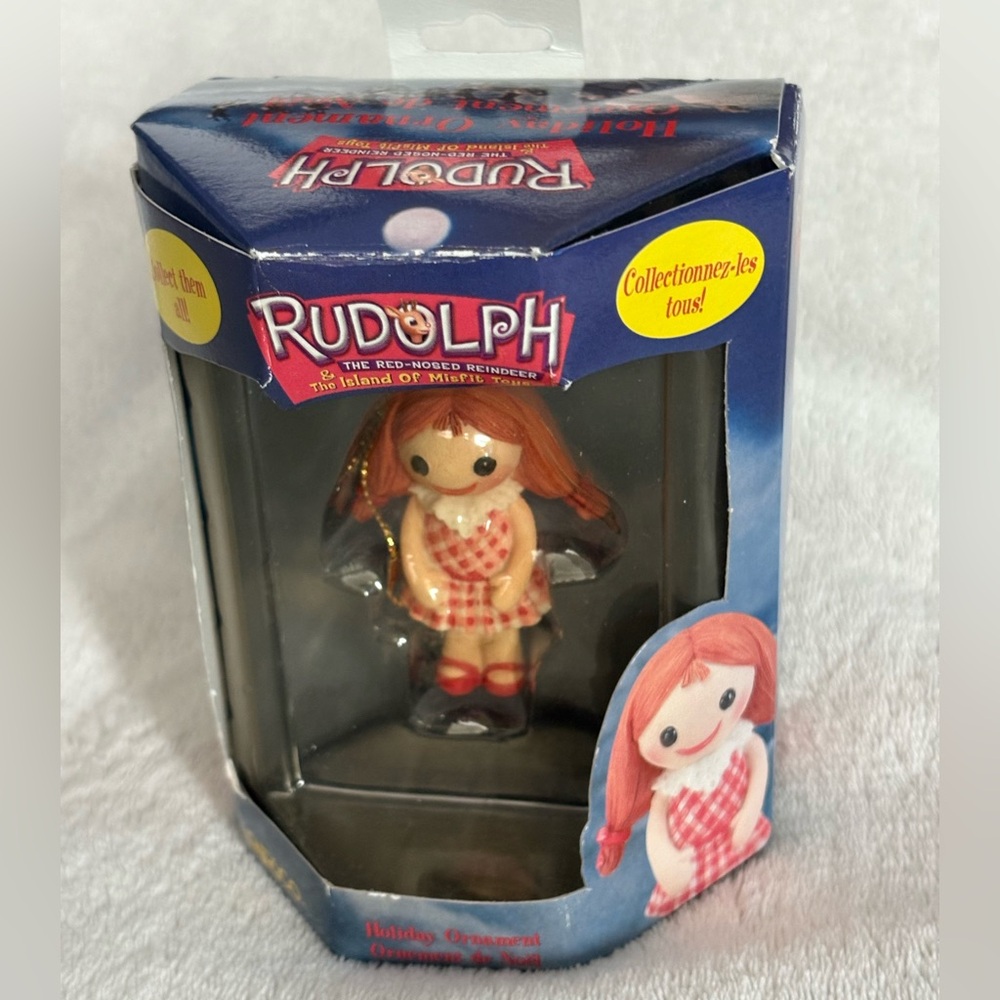 VTG Enesco Dolly Doll MISFIT DOLL Ornament Rudolph Island of Misfit Toys In Box